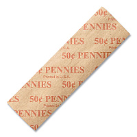 Dunbar Security Products Flat Coin Wrappers, Pennies, $.50, 1000 Wrappers/Box (DBR50PFL)