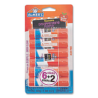 Elmer's Disappearing Purple School Glue Stick, 0.21 oz, Dries Clear, 8/Pack (EPIE1591E1560)