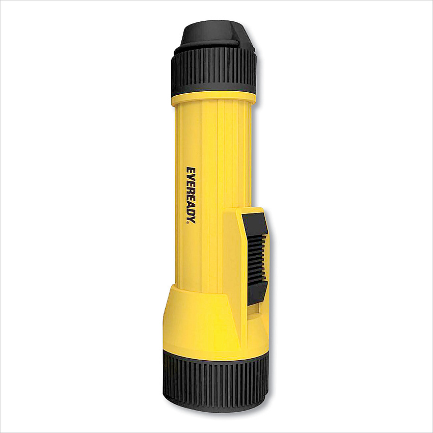 LED Eveready Industrial Economy, 2 D (Sold Separately), Yellow/Black (EVE1251L)