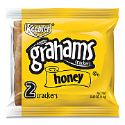 Keebler Honey Grahams Crackers, 0.49 oz Bag, 200/Carton (KEB802690)