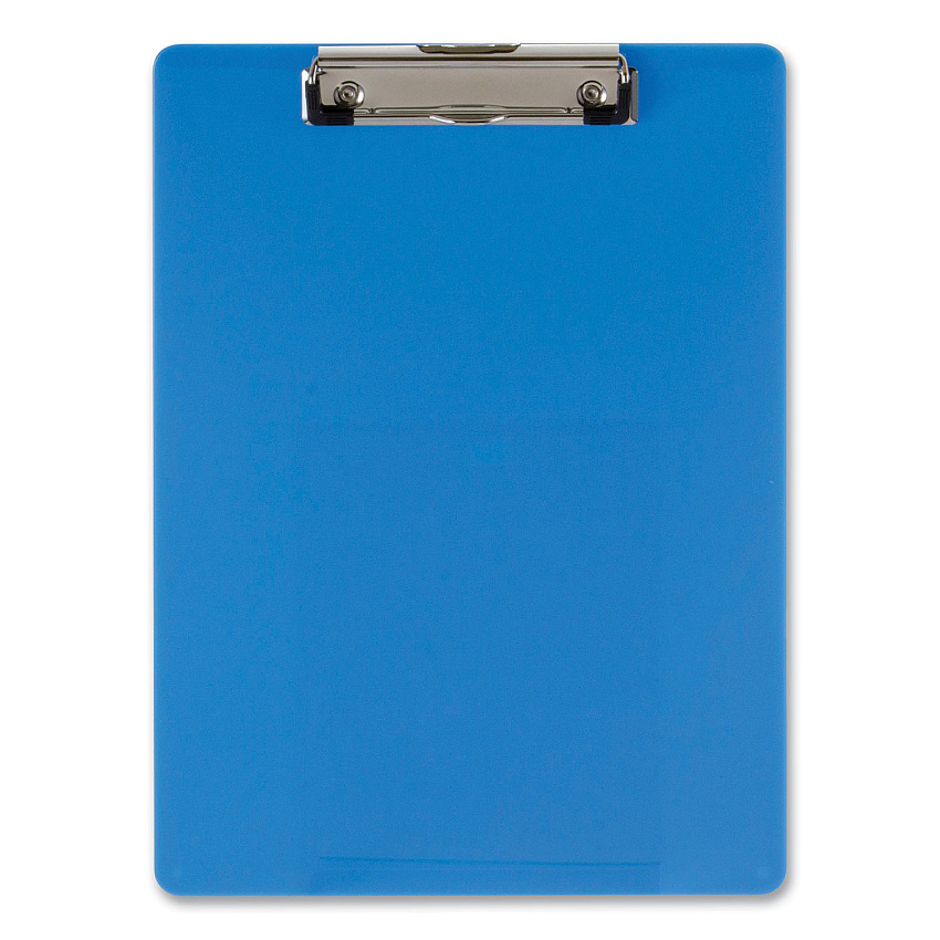 Officemate Recycled Plastic Clipboard, Holds 8.5 x 11 Sheets, Blue (OIC83048)