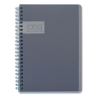 Oxford Idea Collective Professional Notebook, 1-Subject, Medium/College Rule, Gray Cover, (80) 8 x 4.87 Sheets (OXF57010IC)