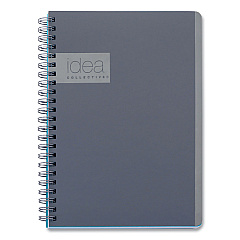 Oxford Idea Collective Professional Notebook, 1-Subject, Medium/College Rule, Gray Cover, (80) 8 x 4.87 Sheets (OXF57010IC)