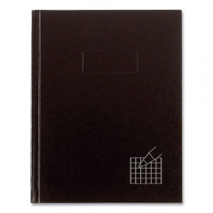 Blueline Professional Quad Notebook, Quadrille Rule (4 sq/in), Black Cover, (96) 9.25 x 7.25 Sheets (A9Q)