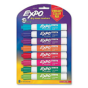 EXPO Dry Erase Marker, Broad Chisel Tip, Assorted Colors, 8/Pack (SAN1927524)
