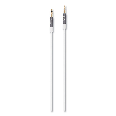 Targus iStore 3.5 mm AUX Audio Cable, 4.9 ft, White (ACC100009CAI)