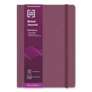 TRU RED Hardcover Business Journal, 1 Subject, Narrow Rule, Purple Cover, 8 x 5.5, 96 Sheets (24383515)