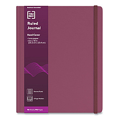 TRU RED Hardcover Business Journal, 1-Subject, Narrow Rule, Purple Cover, (96) 10 x 8 Sheets (TUD24383523)