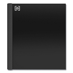 TRU RED Three-Subject Notebook, Twin-Wire, Medium/College Rule, Black Cover, (150) 11 x 8.5 Sheets (TUD24423006)