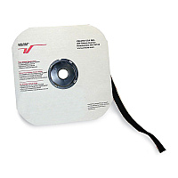 Sticky Back Hook Fastener, Velcro 0.75" x 900", Black (VEK90916)