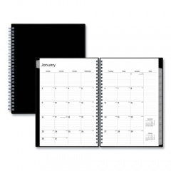 Blue Sky Enterprise Monthly Planner, Enterprise Formatting, 11.88 x 7.88, Black Cover, 12-Month (Jan to Dec): 2023 (116055)