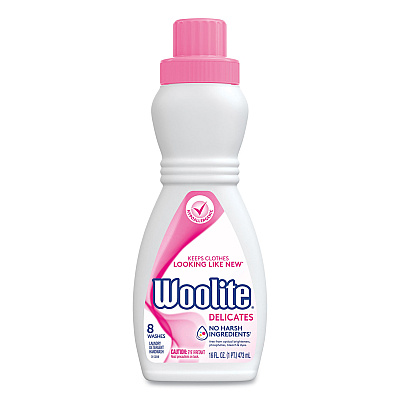 WOOLITE Laundry Detergent for Delicates, Light Scent, 16 oz Bottle, 12/Carton (RAC06130CT)