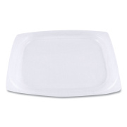 World Centric PLA Rectangular Deli Container Lids, 4.8 x 5.9 x 0.3, Clear, Plastic, 900/Carton (RDLCS8)