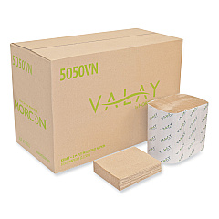 Morcon Tissue Valay Interfolded Napkins, 1-Ply, 6.3 x 8.85, Kraft, 6,000/Carton (MOR5050VN)