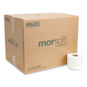 Morcon Tissue Morsoft Controlled Bath Tissue, Septic Safe, 2-Ply, White, 600 Sheets/Roll, 48 Rolls/Carton (M600)