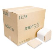 Morcon Tissue Morsoft Dispenser Napkins, 1-Ply, 11.5 x 13, Kraft, 250/Pack, 24 Packs/Carton (D1213K)