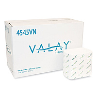 Morcon Tissue Valay Interfolded Napkins, 1-Ply, White, 6.5 x 8.25, 6,000/Carton (MOR4545VN)
