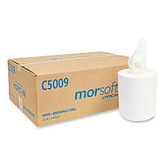 Morcon Tissue Morsoft Center-Pull Roll Towels, 2-Ply, 6.9" dia, 500 Sheets/Roll, 6 Rolls/Carton (MORC5009)