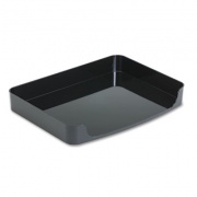 Officemate 2200 SERIES SIDE-LOADING DESK TRAY, 1 SECTION, LETTER SIZE FILES, 13.63" X 10.25" X 2", BLACK (22202)