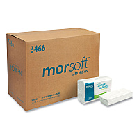 Morcon Tissue Morsoft Dinner Napkins, 2-Ply, 14.5 x 16.5, White, 3,000/Carton (MOR3466)