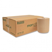 Morcon Tissue Morsoft Universal Roll Towels, 8" x 800 ft, Brown, 6 Rolls/Carton (R6800)