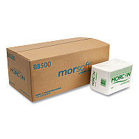 Morcon Tissue Morsoft Beverage Napkins, 9 x 9/4, White, 500/Pack, 8 Packs/Carton (MORB8500)