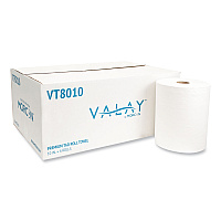 Morcon Tissue 10 Inch TAD Roll Towels, 1-Ply, 10" x 700 ft, White, 6 Rolls/Carton (MORVT8010)