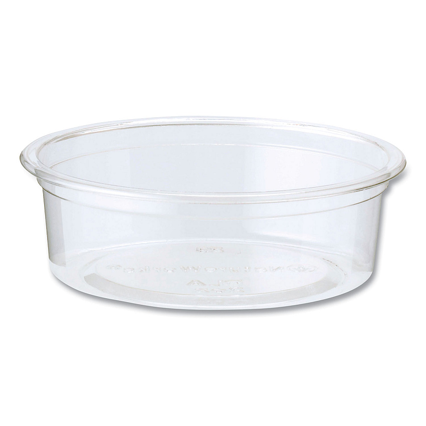 World Centric PLA Clear Cold Cups, Flat Style, 2 oz, Clear, 2,000/Carton (WORCPCS2SF)