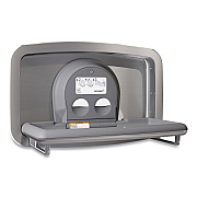 Koala Kare Baby Changing Station, Recessed Horizontal Mount, 37.06 X 21.63, Gray (BOBKB310SSRE)