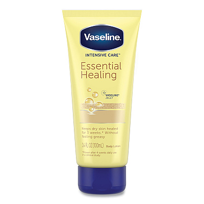 Vaseline Intensive Care Essential Healing Body Lotion, 3.4 oz Squeeze Tube (UNI04448EA)
