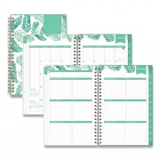 Blue Sky Day Designer Palms Weekly/Monthly Planner, Palms Artwork, 8 x 5, Green/White Cover, 12-Month (Jan to Dec): 2023 (137362)