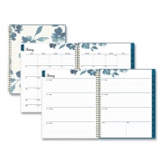 Blue Sky Bakah Blue Weekly/Monthly Planner, Bakah Blue Floral Artwork, 11 x 8.5, Blue/White Cover, 12-Month (Jan to Dec): 2023 (137261)