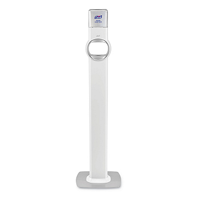 PURELL Fs6 Touch-Free Floor Stand Dispenser, 1,200 Ml, 12.5 X 11.3 X 38.5, White (GOJ6420DS)