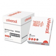 Universal Multipurpose Paper, 96 Bright, 20 lb Bond Weight, 8.5 x 11, Bright White, 500 Sheets/Ream, 5 Reams/Carton (91205)