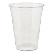 Dixie Clear Plastic PETE Cups, 16 oz, 50/Sleeve, 20 Sleeves/Carton (CPET16)