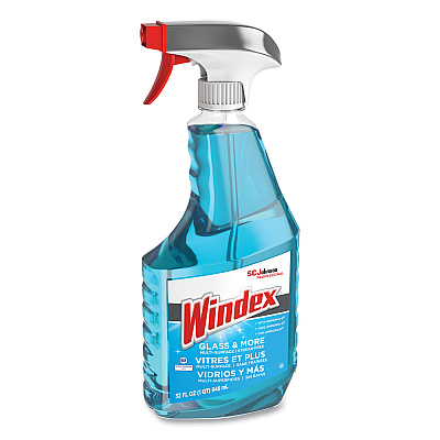 Windex Ammonia-D Glass Cleaner, Fresh, 32 oz Spray Bottle (SJN322338EA)