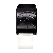 San Jamar Electronic Touchless Roll Towel Dispenser, 11.75 x 9 x 15.5, Black Pearl (SJMT1390TBK)
