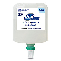 Dial Professional Clean+Gentle Antibacterial Foaming Hand Wash Refill for 1700 Dispenser, Fragrance-Free, 1.7 L, 3/Carton (DIA32094)