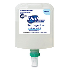 Dial Professional Clean+Gentle Antibacterial Foaming Hand Wash Refill for 1700 Dispenser, Fragrance-Free, 1.7 L, 3/Carton (DIA32094)