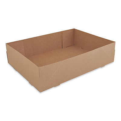 SCT Kraft Donut Trays, 13.5 x 9.88 x 3.38, Brown, Paper, 150/Carton (SCH1268)