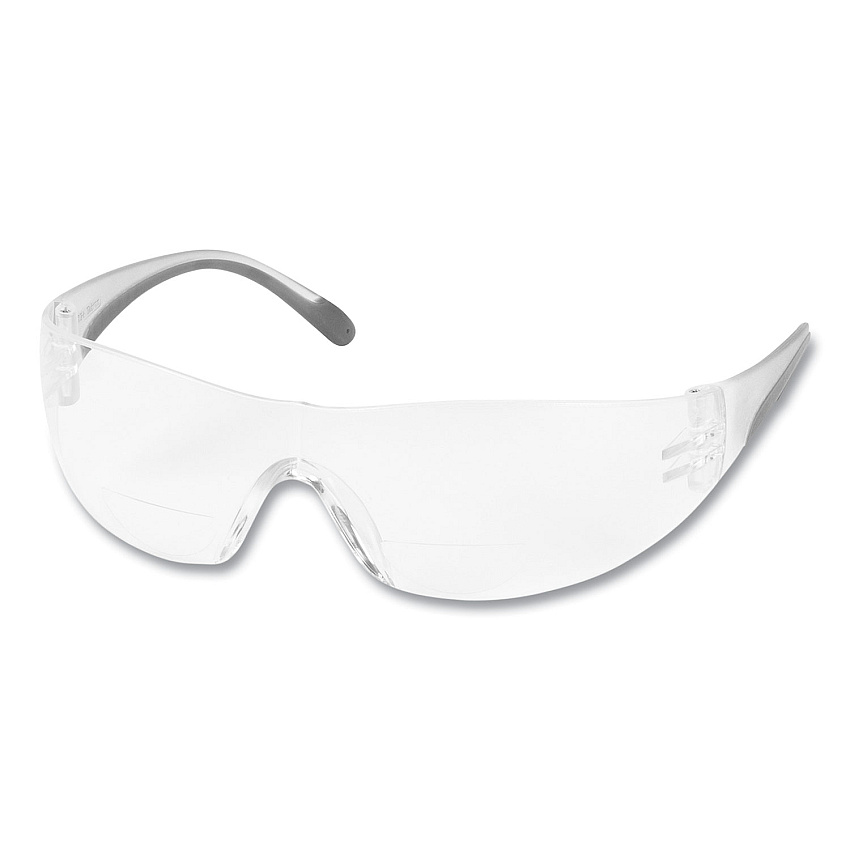Bouton Zenon Z12R Rimless Optical Eyewear with 2.5-Diopter Bifocal Reading-Glass Design, Scratch-Resistant, Clear Lens, Clear Frame (PID250270025)