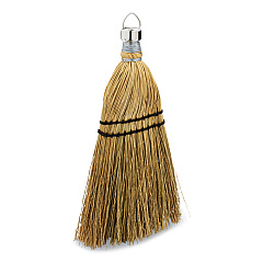 Rubbermaid Commercial Corn Whisk Broom, Corn Bristles, 12.2" Length, Yellow (RCPFG9B5500YEL)