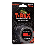 T-REX Extreme Hold Mounting Tape, 1.5" Core, 1" x 1.66 yds, Black (DUC285337)