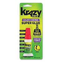 Krazy Glue Color Change Brush On Glue, 0.18 oz, Dries Clear (EPIKG98848R)
