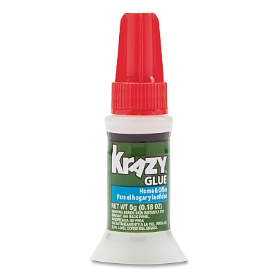 All Purpose Brush-On Krazy Glue, 0.18 oz, Dries Clear (EPIKG94548R)