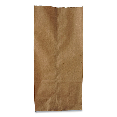 General Grocery Paper Bags, #6 Size, 6" x 3.63" x 11.06", Natural, 500/Bundle (BAGGK6500)