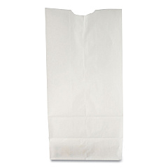 General Grocery Paper Bags, #2 Size, 4.31" x 2.44" x 7.88", White, 500/Bundle (BAGGW2500)