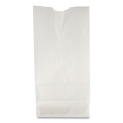 General Grocery Paper Bags, 35 lb Capacity, #6, 6" x 3.63" x 11.06", White, 500 Bags (GW6500)
