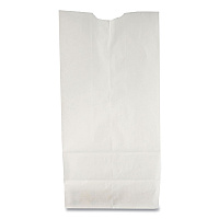 General Grocery Paper Bags, #6 Size, 6" x 3.63" x 11.06", White, 500/Bundle (BAGGW6500)