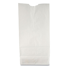 General Grocery Paper Bags, #6 Size, 6" x 3.63" x 11.06", White, 500/Bundle (BAGGW6500)